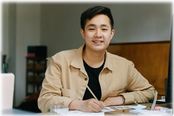 A man calling and talking to a licensed professional about his recent ketamine session. 